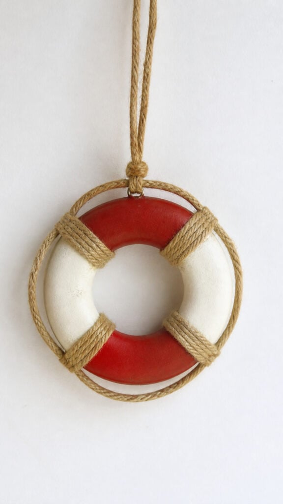 Miniature Life Preserver Ring Ornaments