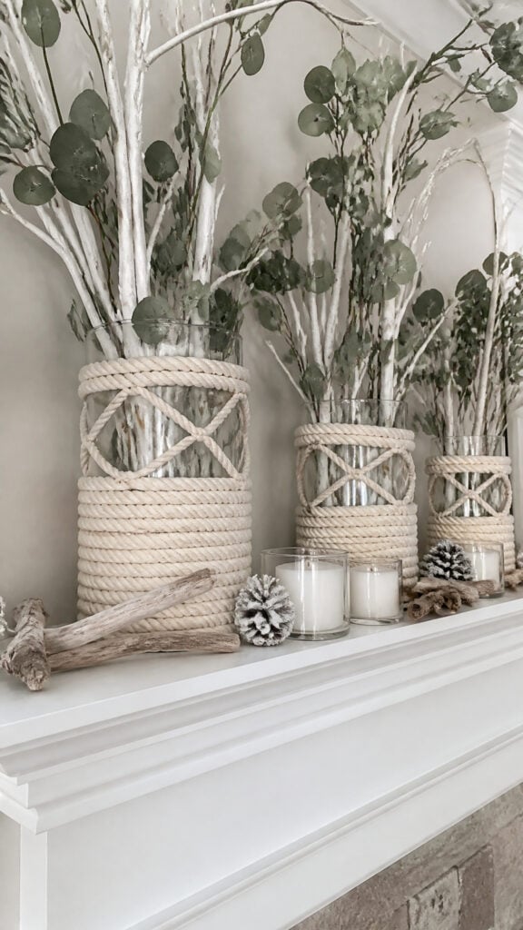 Nautical Rope Wrapped Winter Elements