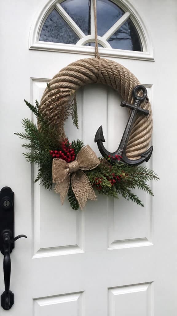 Anchor and Rope Wreath for Your Front Door