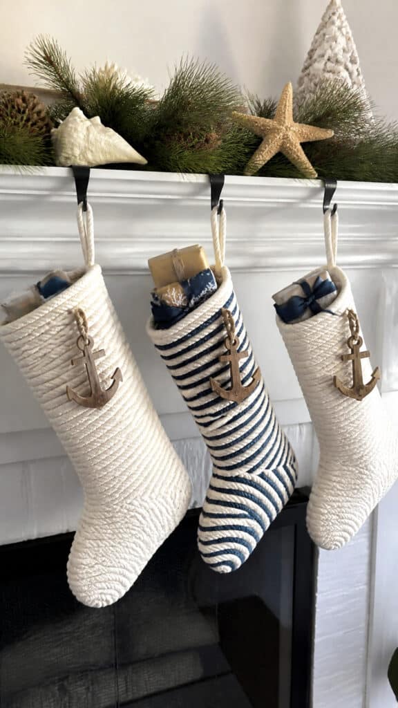 Nautical Rope Christmas Stockings