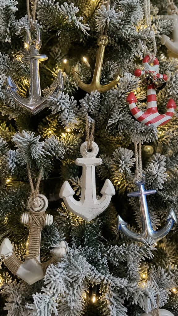 Anchor Ornaments and Tree Toppers