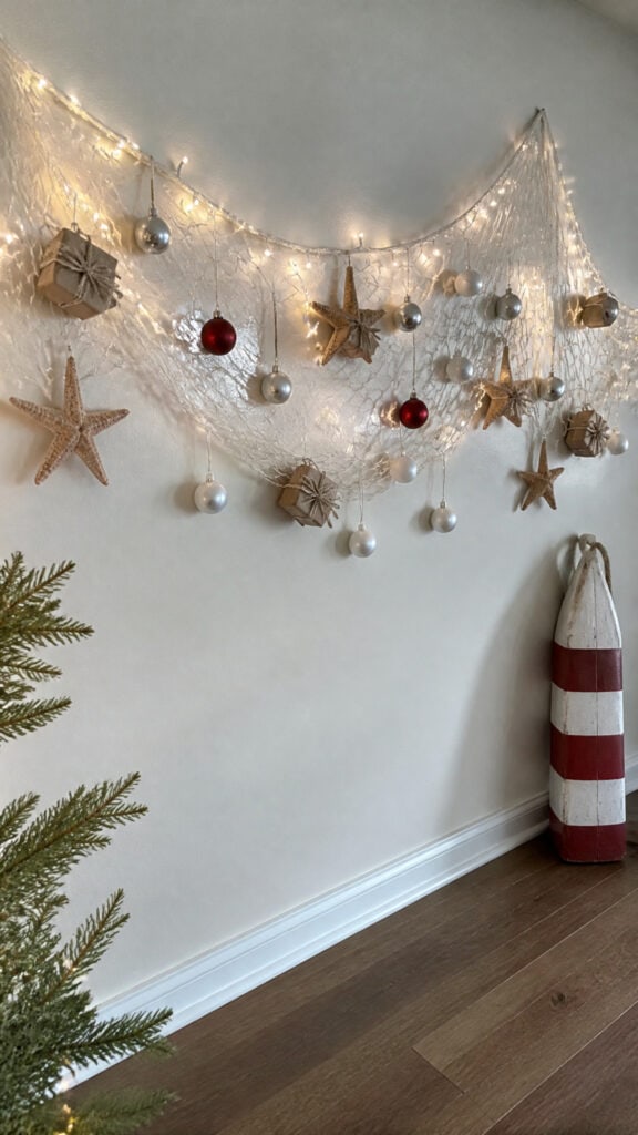 Fishing Net and Buoy Decorations