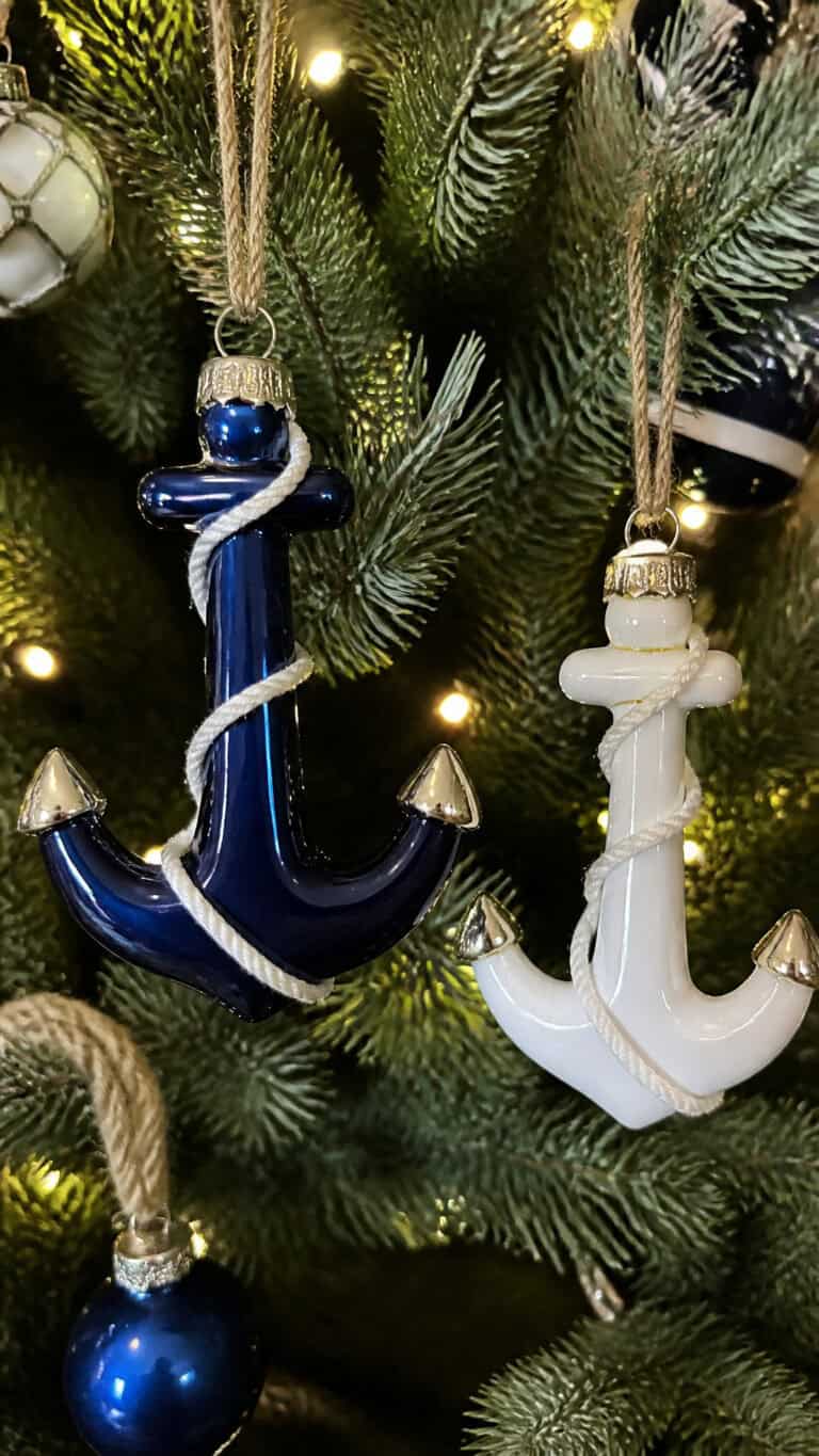 Classic Anchor Ornaments That Ground Your Coastal Tree