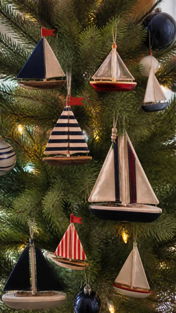 Sailboat and Ship Ornaments for Adventurous Spirit