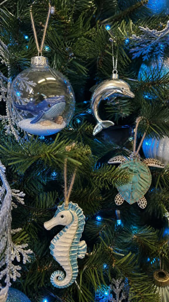 Whale, Dolphin, and Sea Creature Ornaments for Ocean Magic