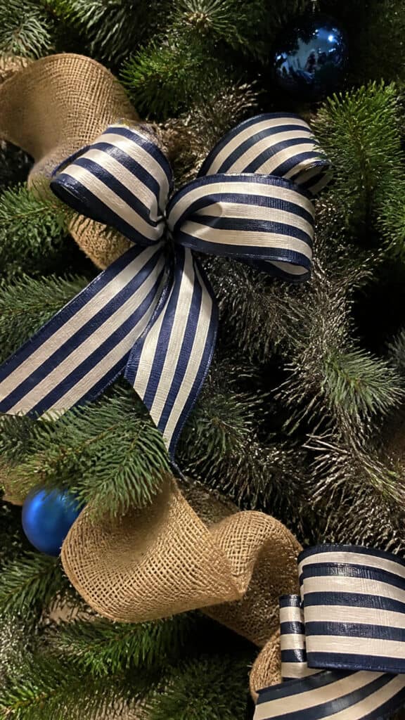 Beach-Themed Ribbon and Tinsel