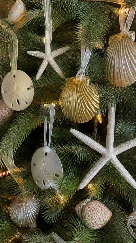 Seashell and Starfish Ornaments