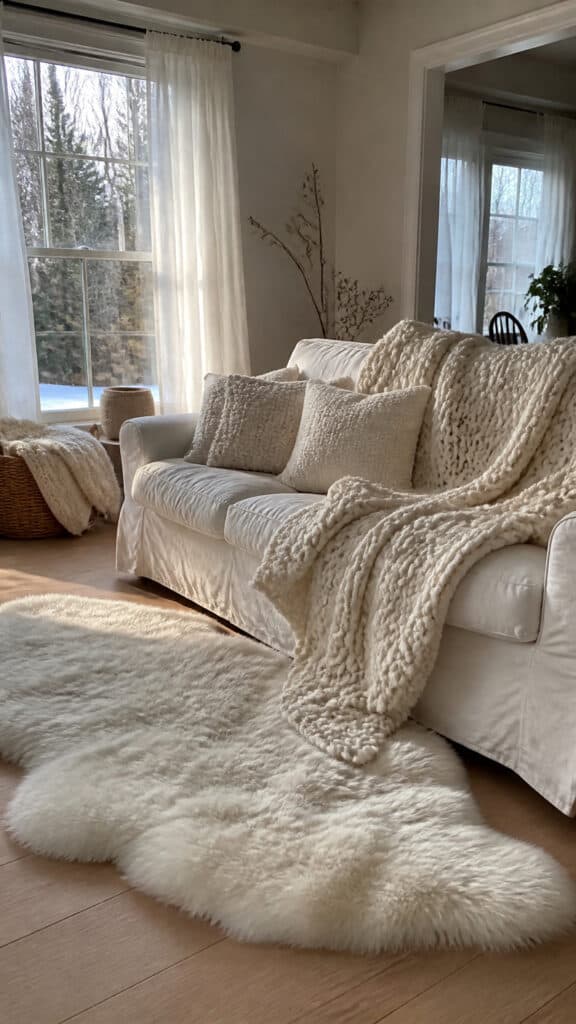 Layer Soft Textures in Coastal Winter Whites