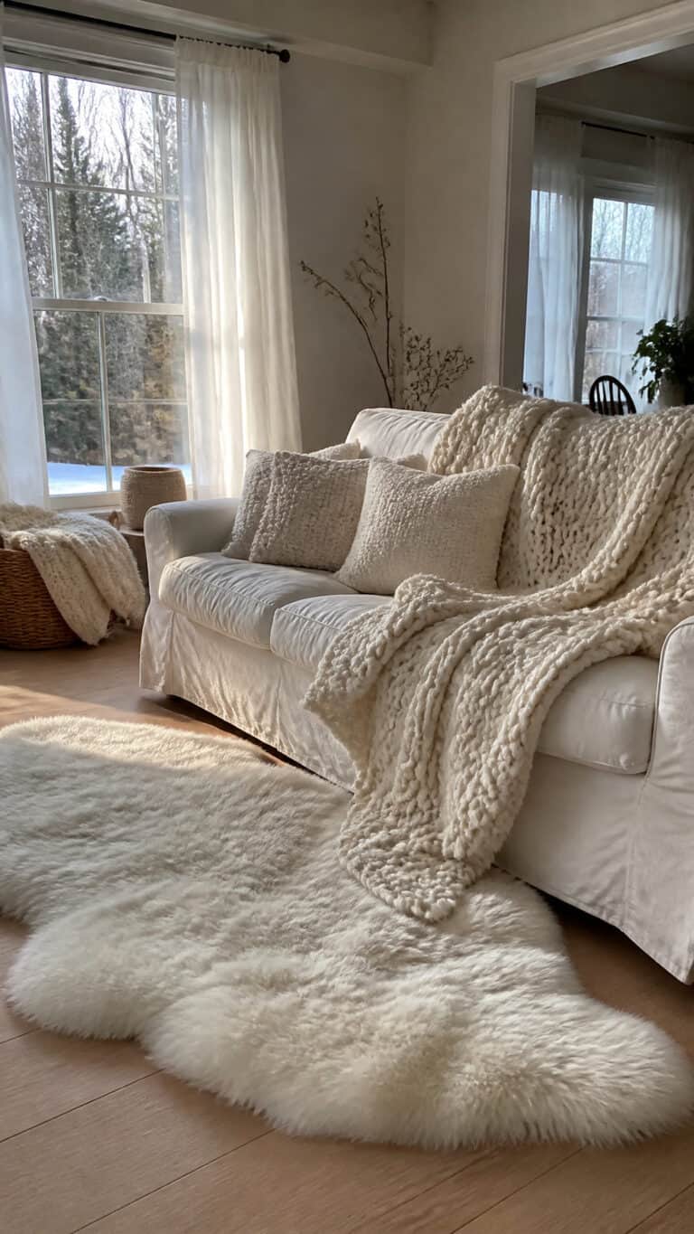 Layer Soft Textures in Coastal Winter Whites